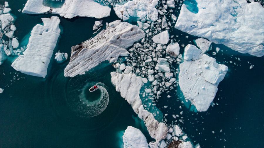 Annexe Highfield vue du ciel entre les icebergs
